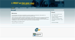 Desktop Screenshot of comm.irsst.qc.ca